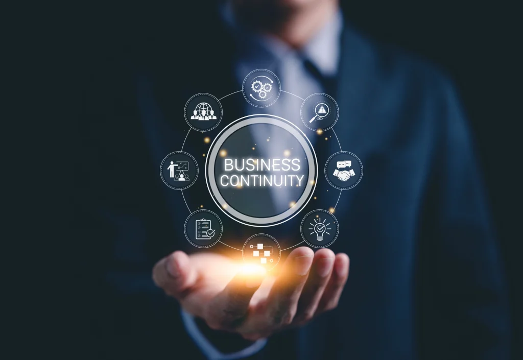 Business continuity plan assessment identifying recovery risks